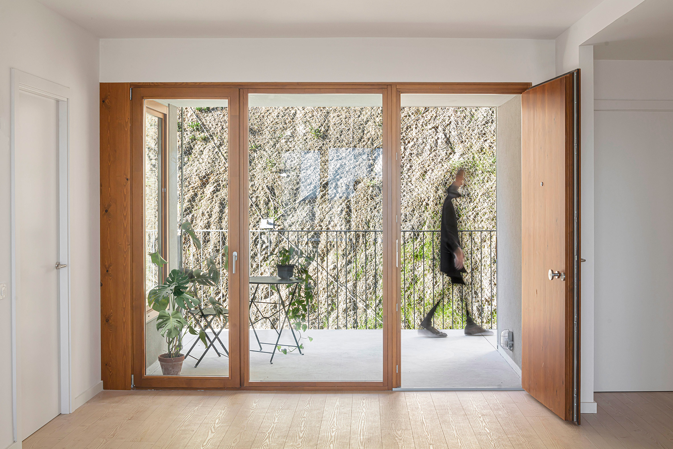 Interior of social housing apartment