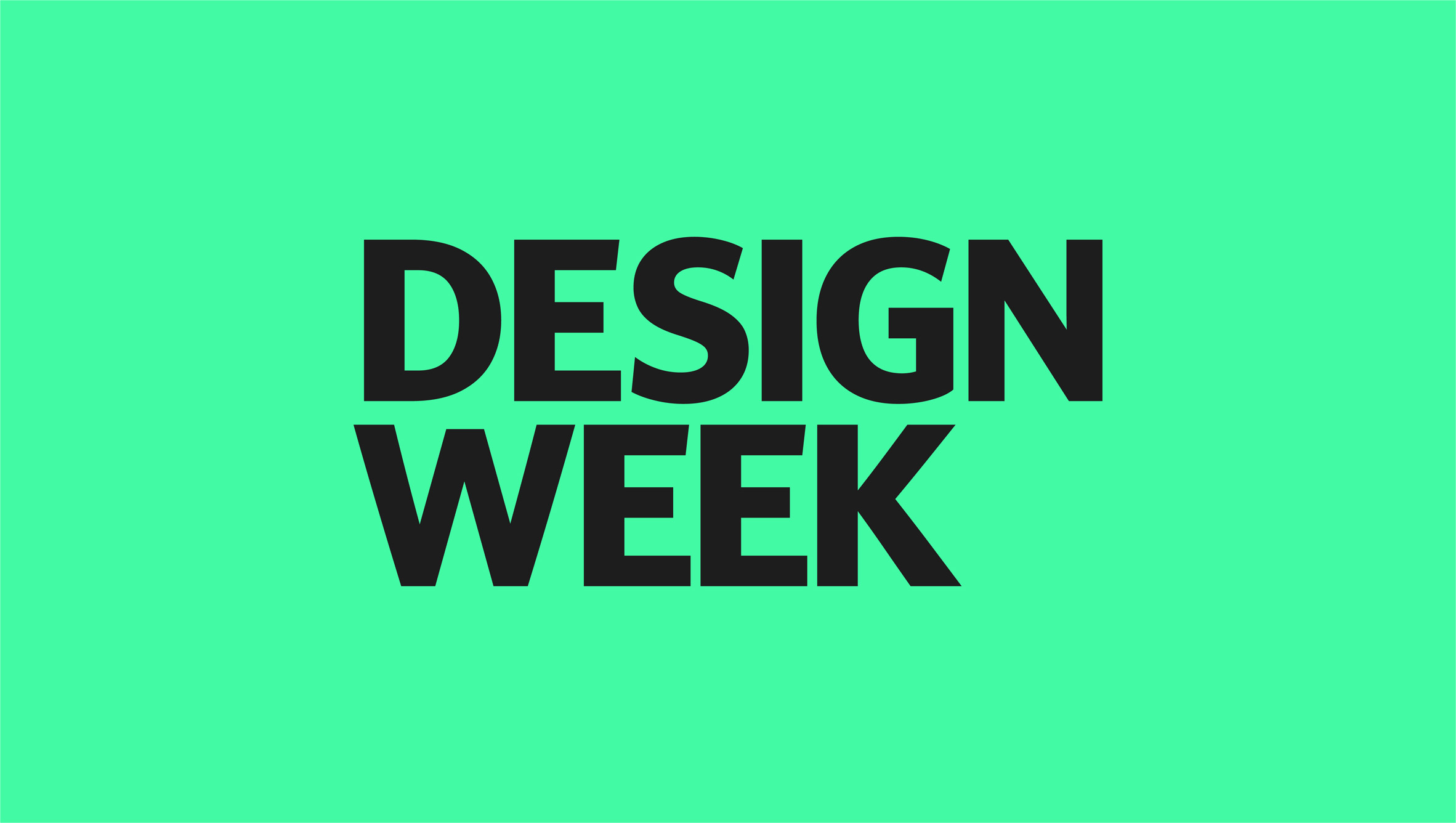 Design Week updated logo