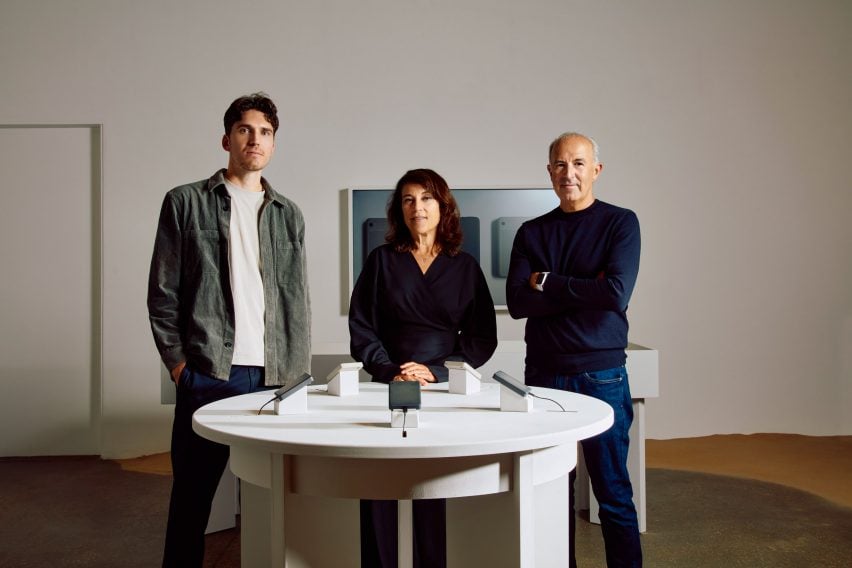 Portrait of Leo Leitner, Kim Colin and Sam Hecht of Future Facility