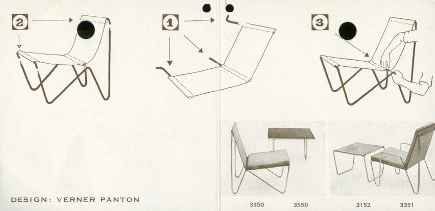 Bachelor chair by Verner Panton