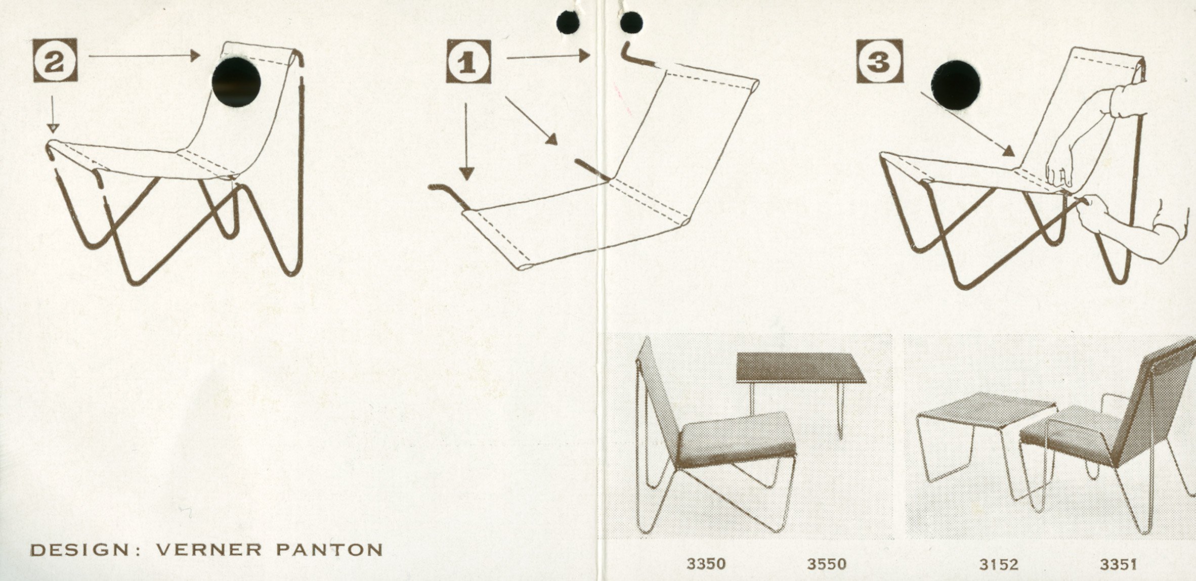 Bachelor chair by Verner Panton