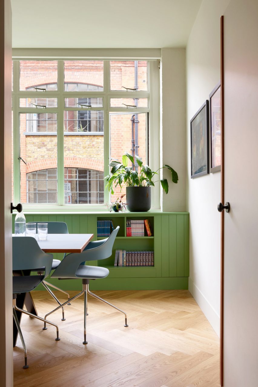 Storage units in Drama Republic Office by Emil Eve Architects