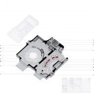 First floor axonometric of Flickering Peak by Wutopia Lab