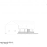 Proposed side elevation Station Road