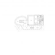 Second floor plan of Toyota City Museum by Shigeru Ban