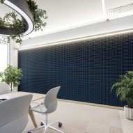 Emboss acoustic wall panel by Zintra Acoustic