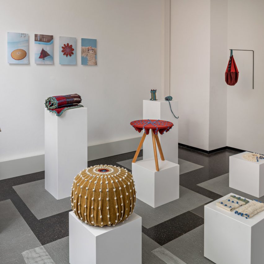 a photograph of an exhibition