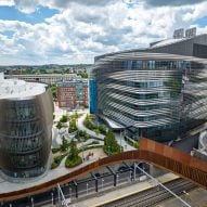 Education building at Northeastern University