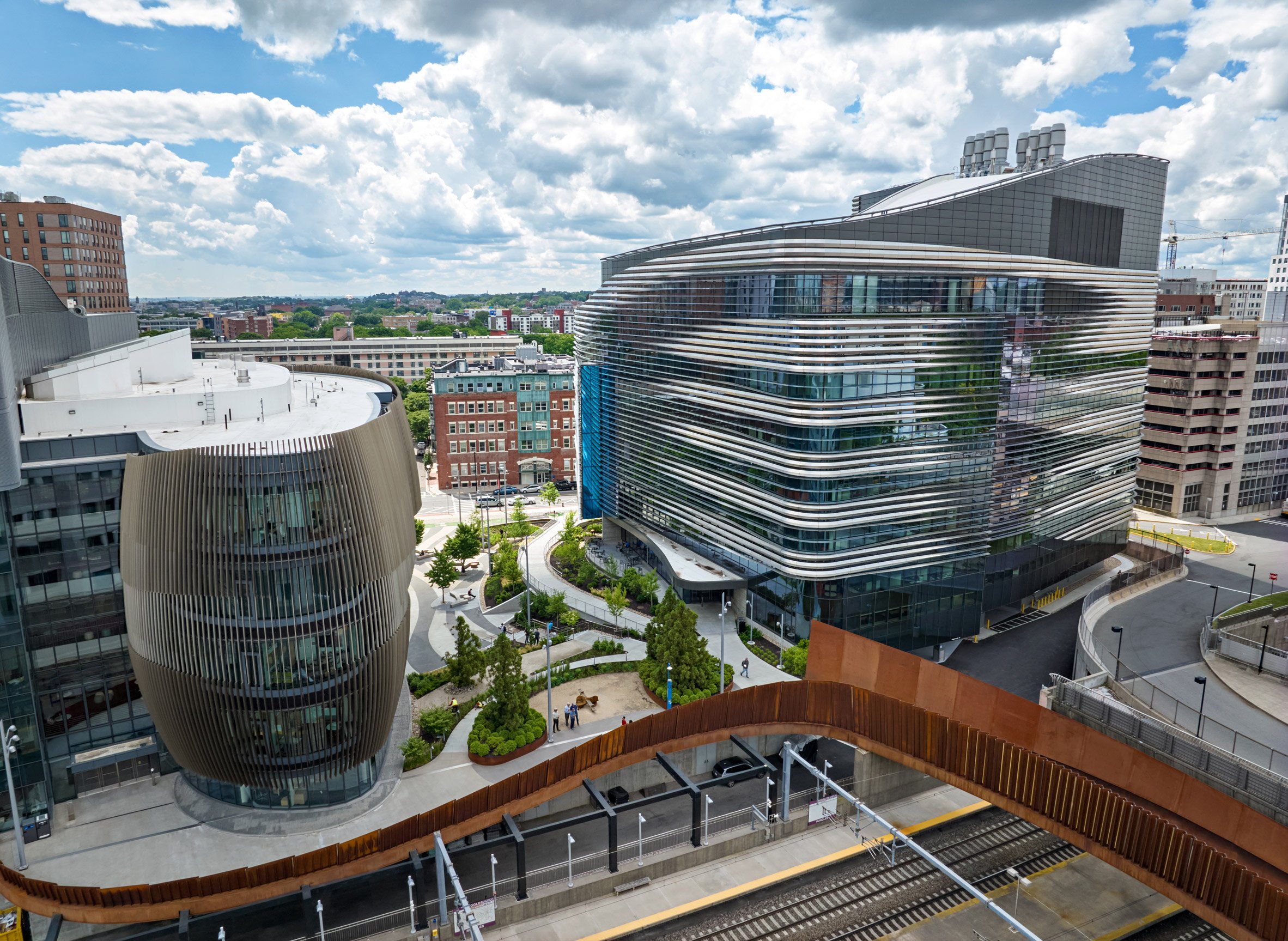 Education building at Northeastern University