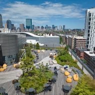 Education building at Northeastern University