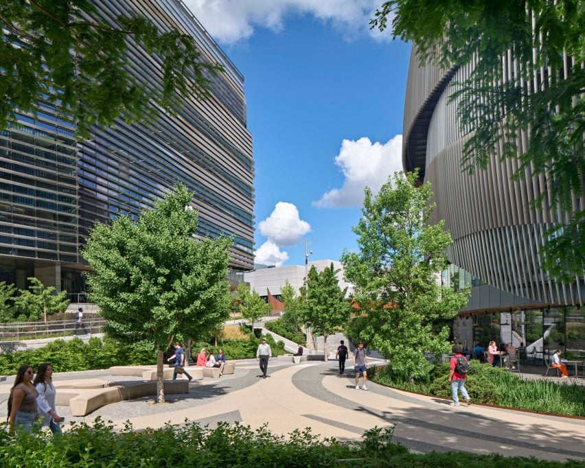 Education building at Northeastern University