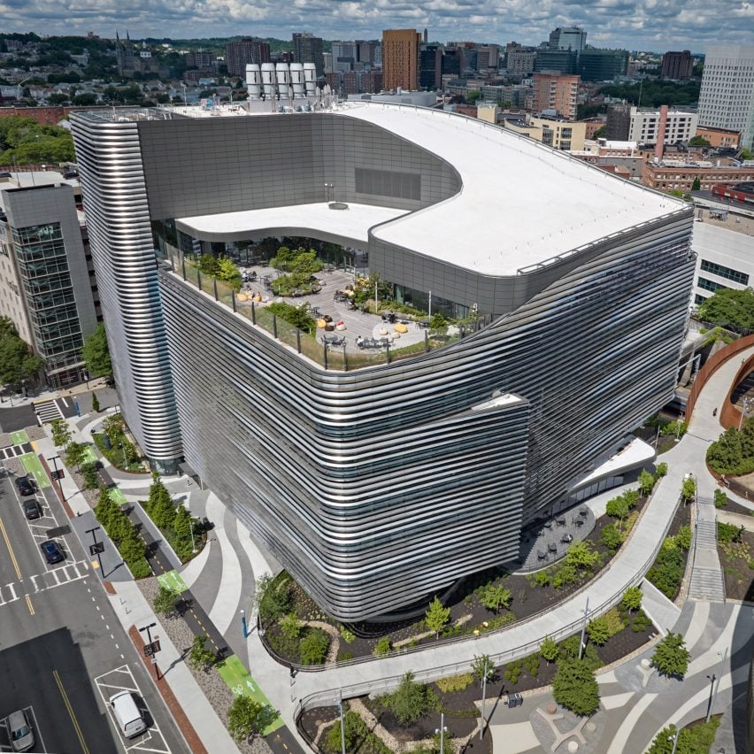 Education building at Northeastern University