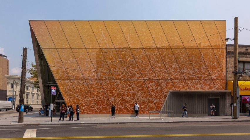 Orange facade