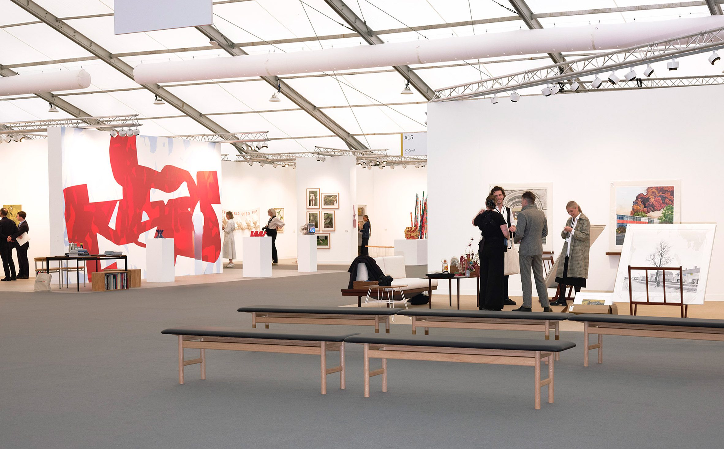 Frieze London venue interior by A Studio Between