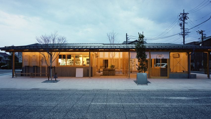 Exterior of Japanese cafe