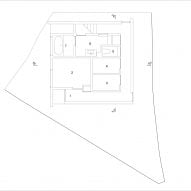 Plan of House in Kyobate by Fujiwaramuro Architects