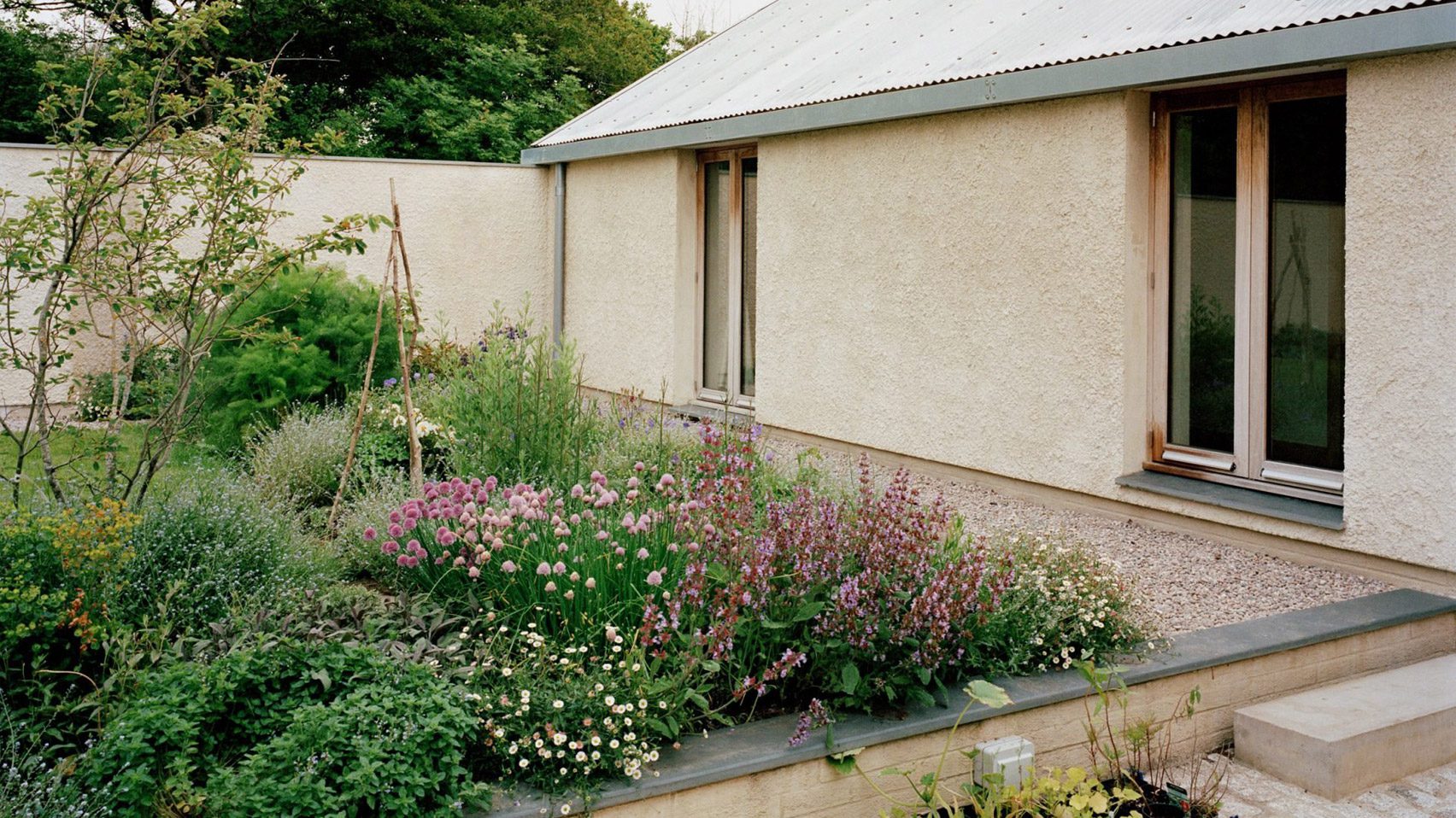 Garden at Farmworker's House by Hugh Strange Architects