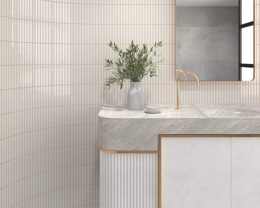 Kit-Kat tiles by Dune Ceramica