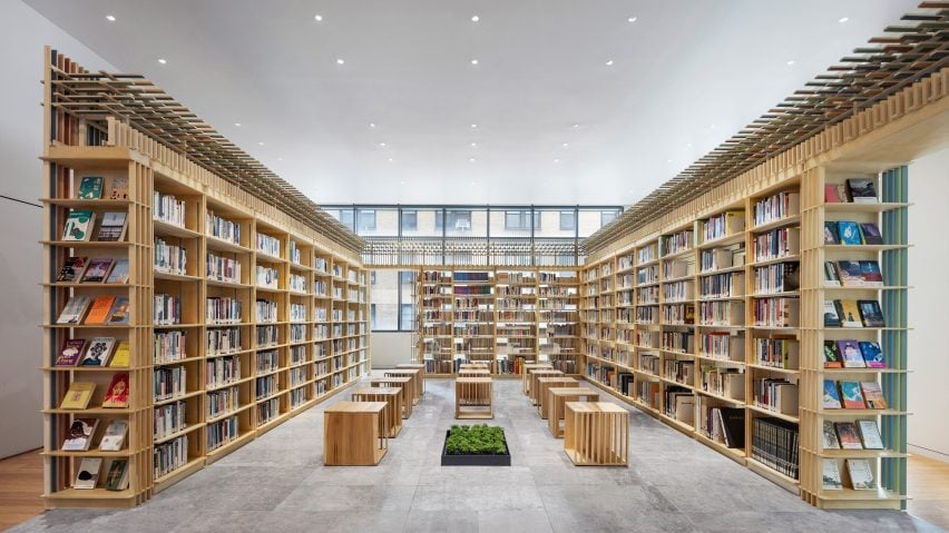 Library at Korean Cultural Center New York