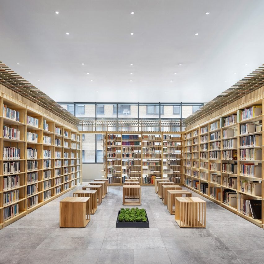 Library at Korean Cultural Center New York