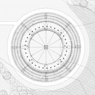 Plan of Woven Gateway and Sky Ring by Line+ Studio