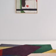 Loko rug by Daria Zinovatnaya for Gan in gallery space