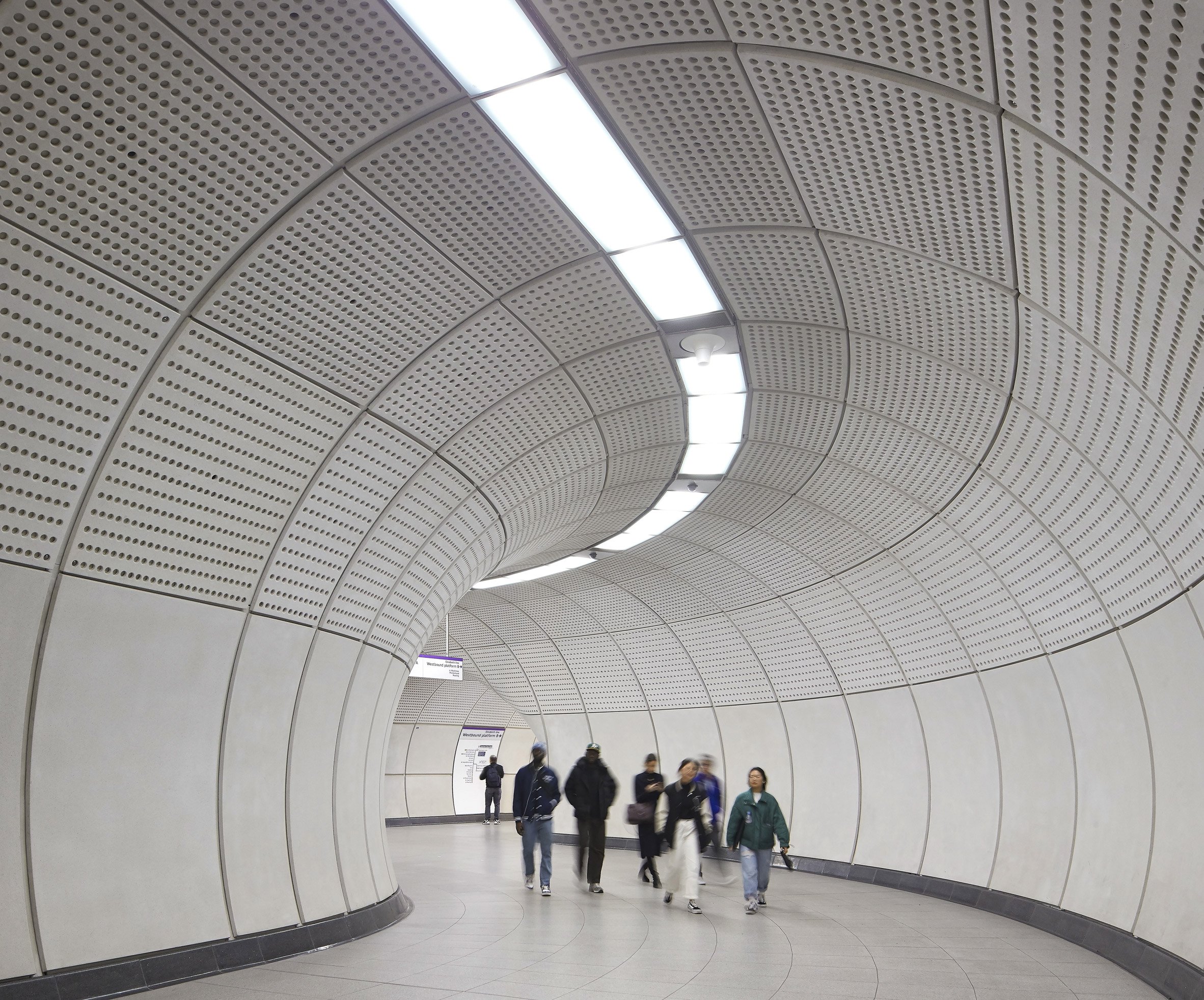 Interior view of Elizabeth Line 