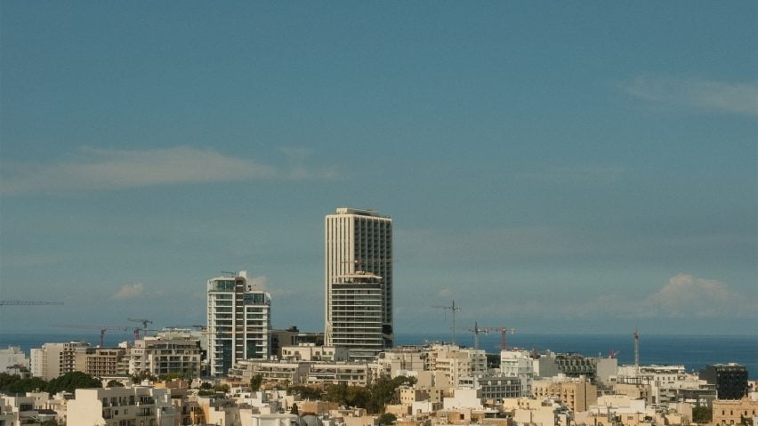 Mercury Tower as seen from a distance