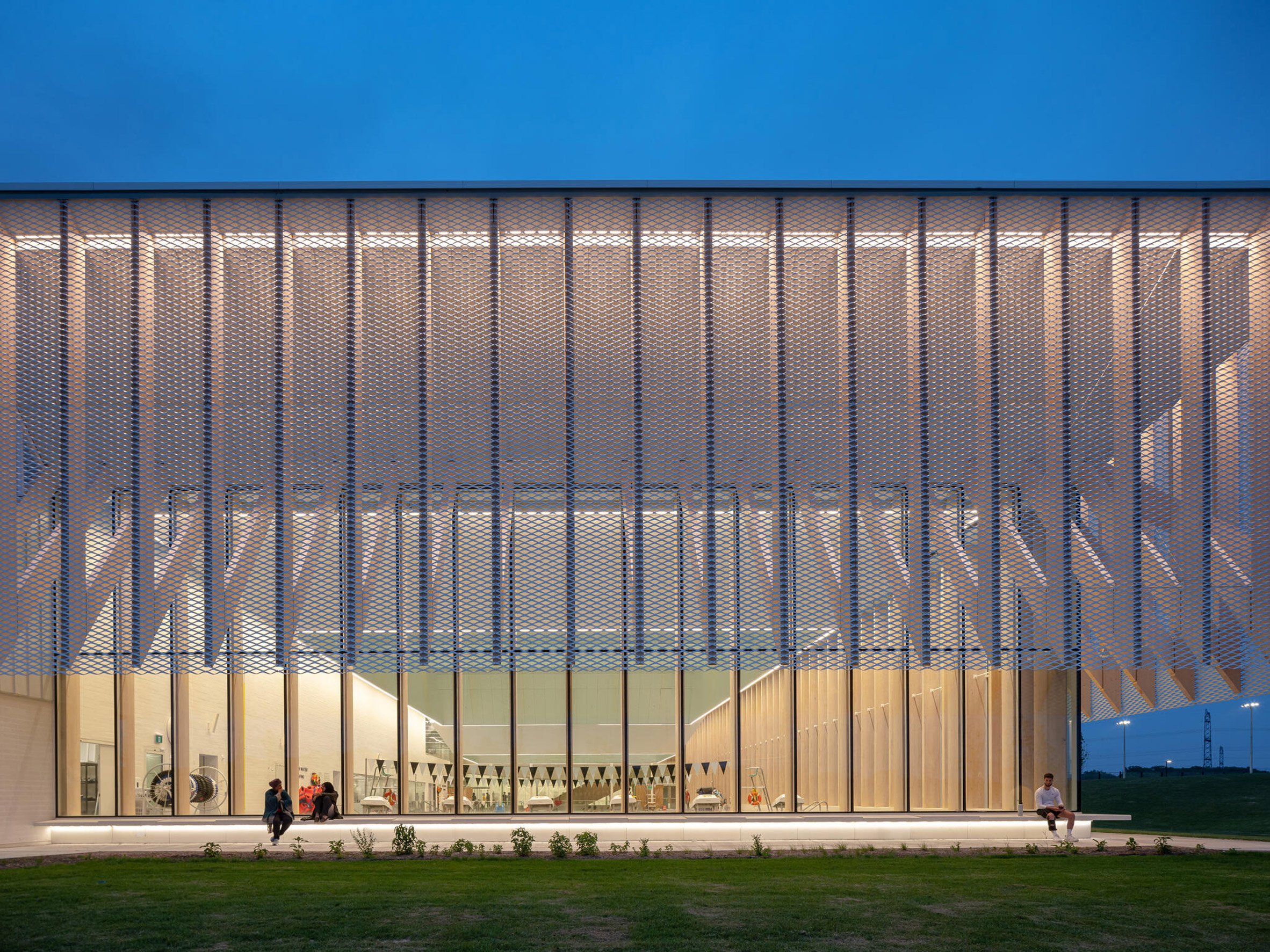 Exterior view of Churchill Meadows Community Centre and Sports Park