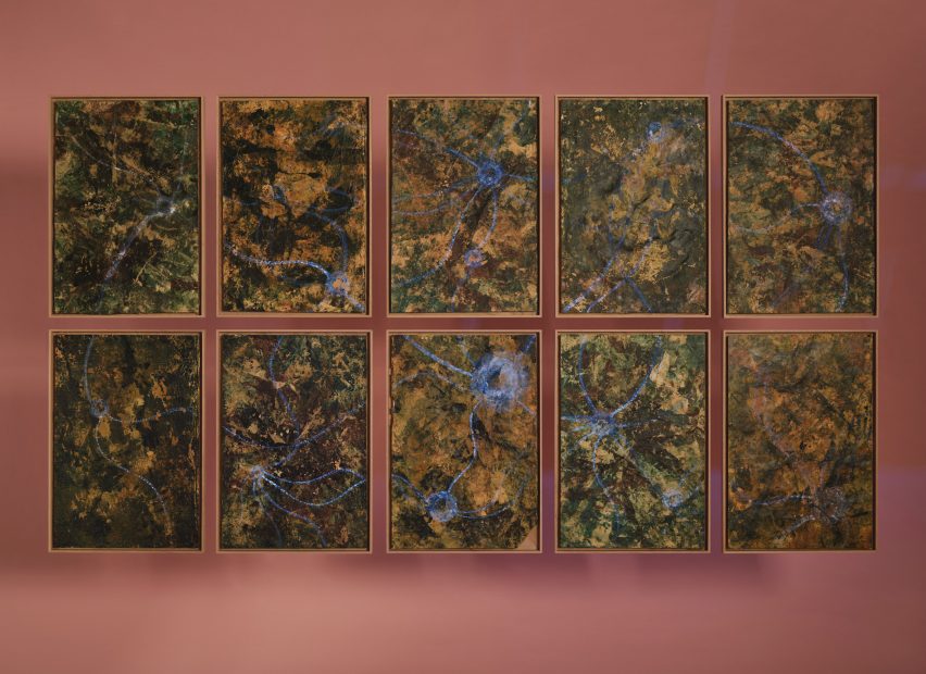 Display of Reishi artworks