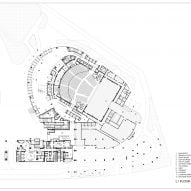 Floor plan of New Bund Performing Arts Centre by Neri&Hu