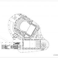 Floor plan of New Bund Performing Arts Centre by Neri&Hu