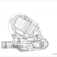 Floor plan of New Bund Performing Arts Centre by Neri&Hu