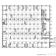 Plan of Mladinska Knjiga Printing House by OFIS Arhitekti