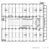 Plan of Mladinska Knjiga Printing House by OFIS Arhitekti