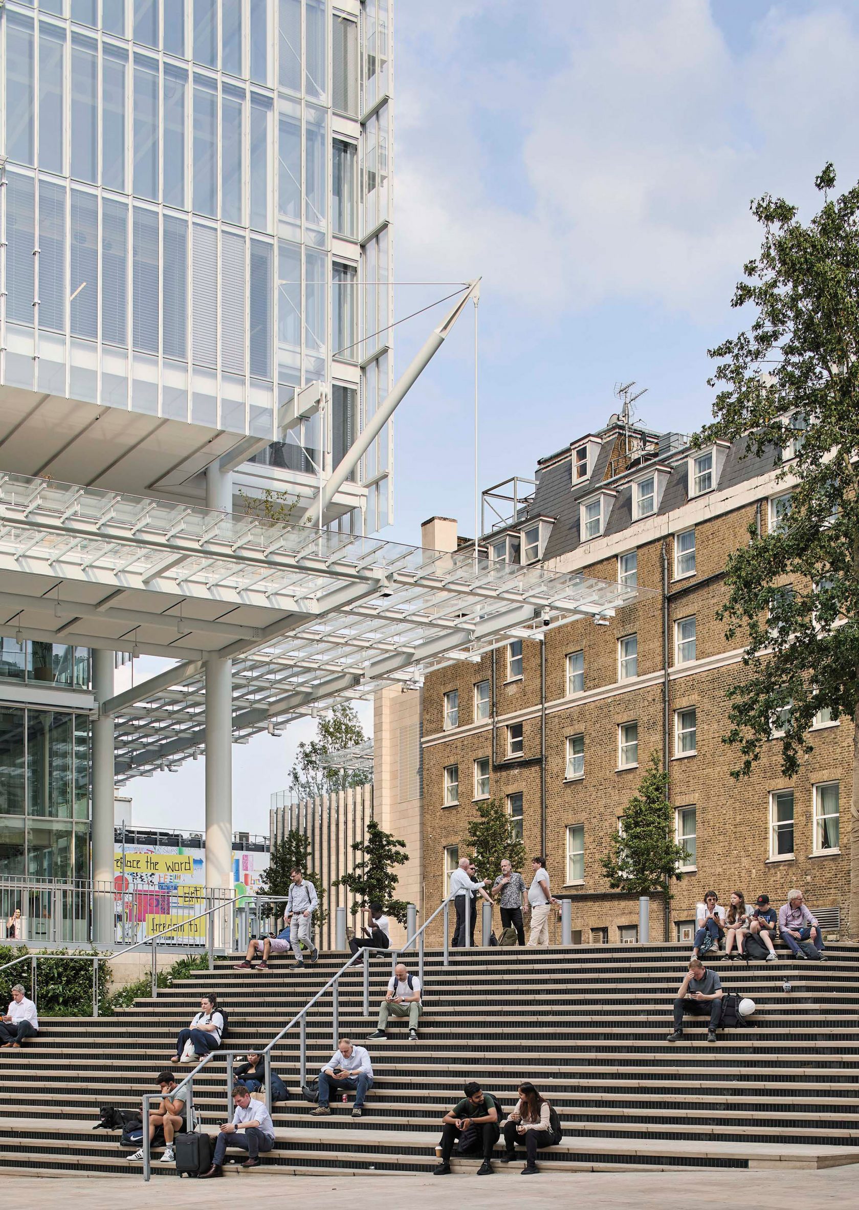 Exterior of Paddington Square by Renzo Piano Building Workshop