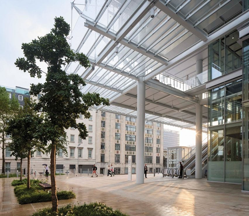 Exterior of Paddington Square by Renzo Piano Building Workshop