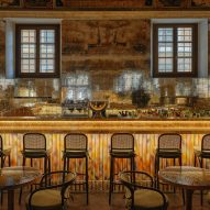 Bar at Palazzo Talia by Luca Guadagnino