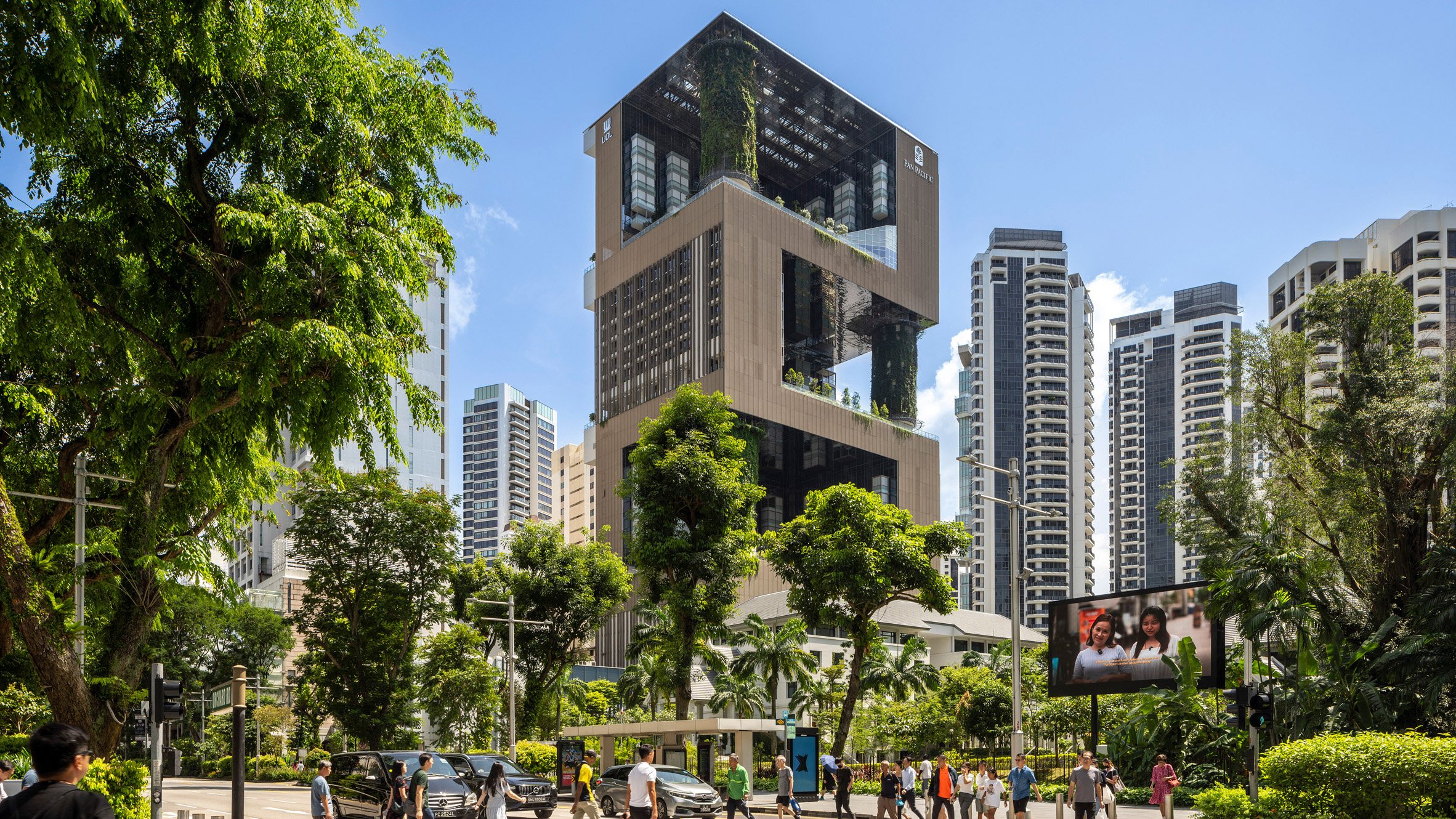 Pan Pacific Orchard skyscraper in Singapore