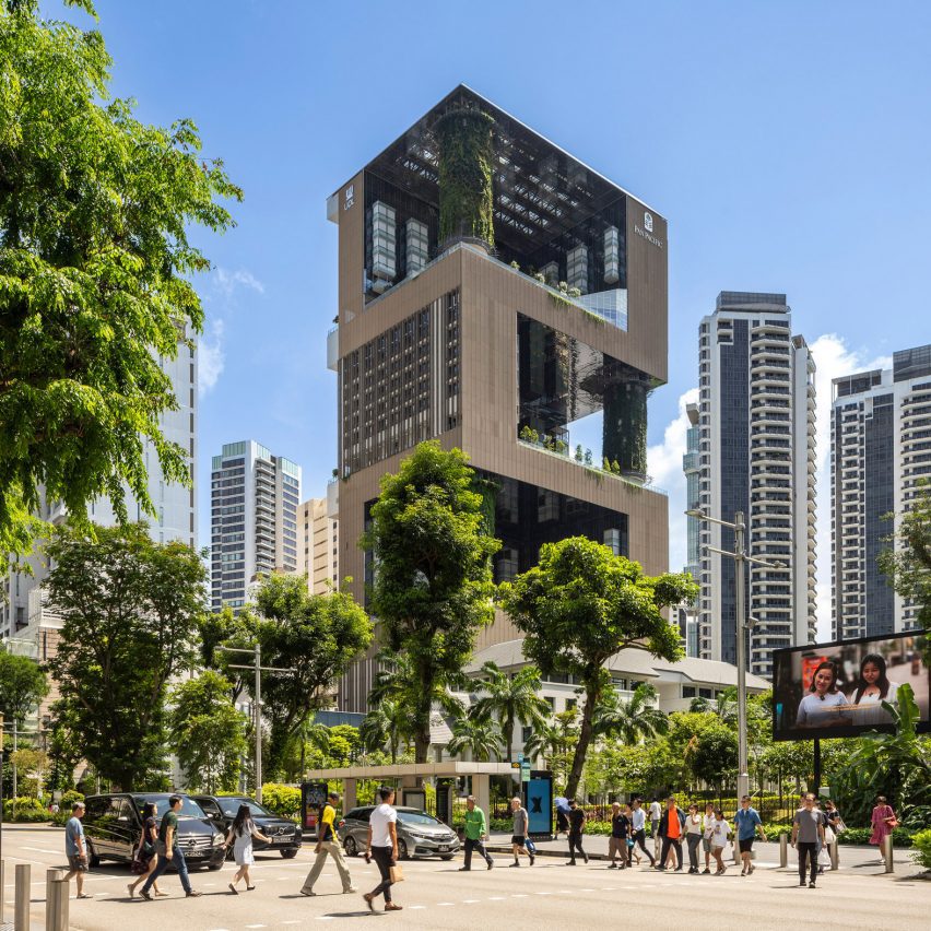 Pan Pacific Orchard skyscraper in Singapore