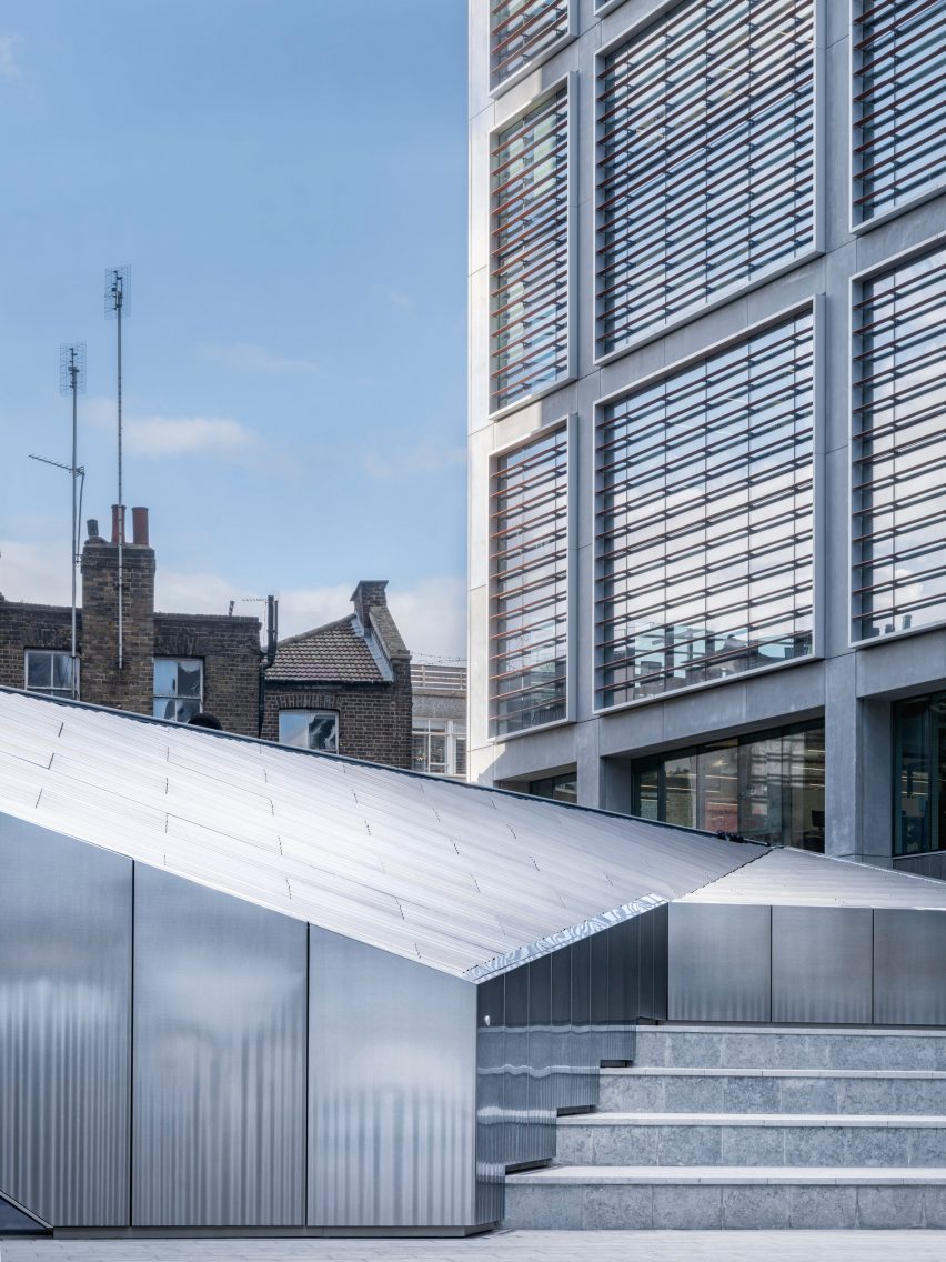 Stepped exterior of museum by Perkins&Will