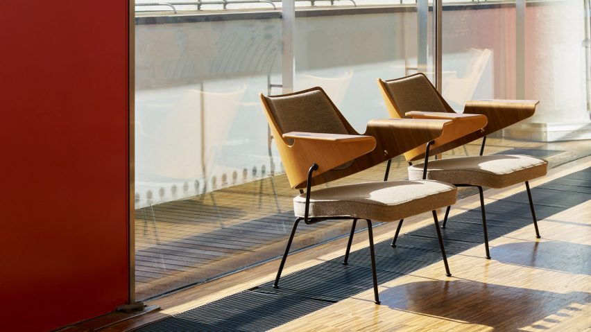 Chairs by Robin Day at the Royal Festival Hall