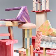 Studio Sløyd showcases "through-coloured" wood with 24 Roggbif stools