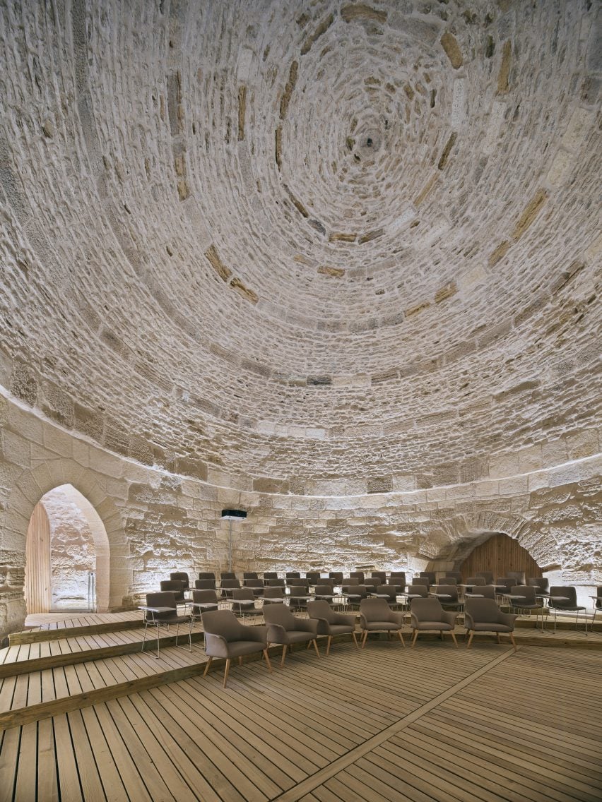 Interior view of refurbished museum by KOOP Architects