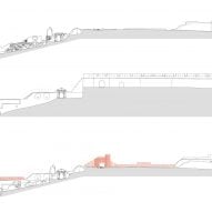 Elevation of Seddülbahir Fortress by KOOP Architects