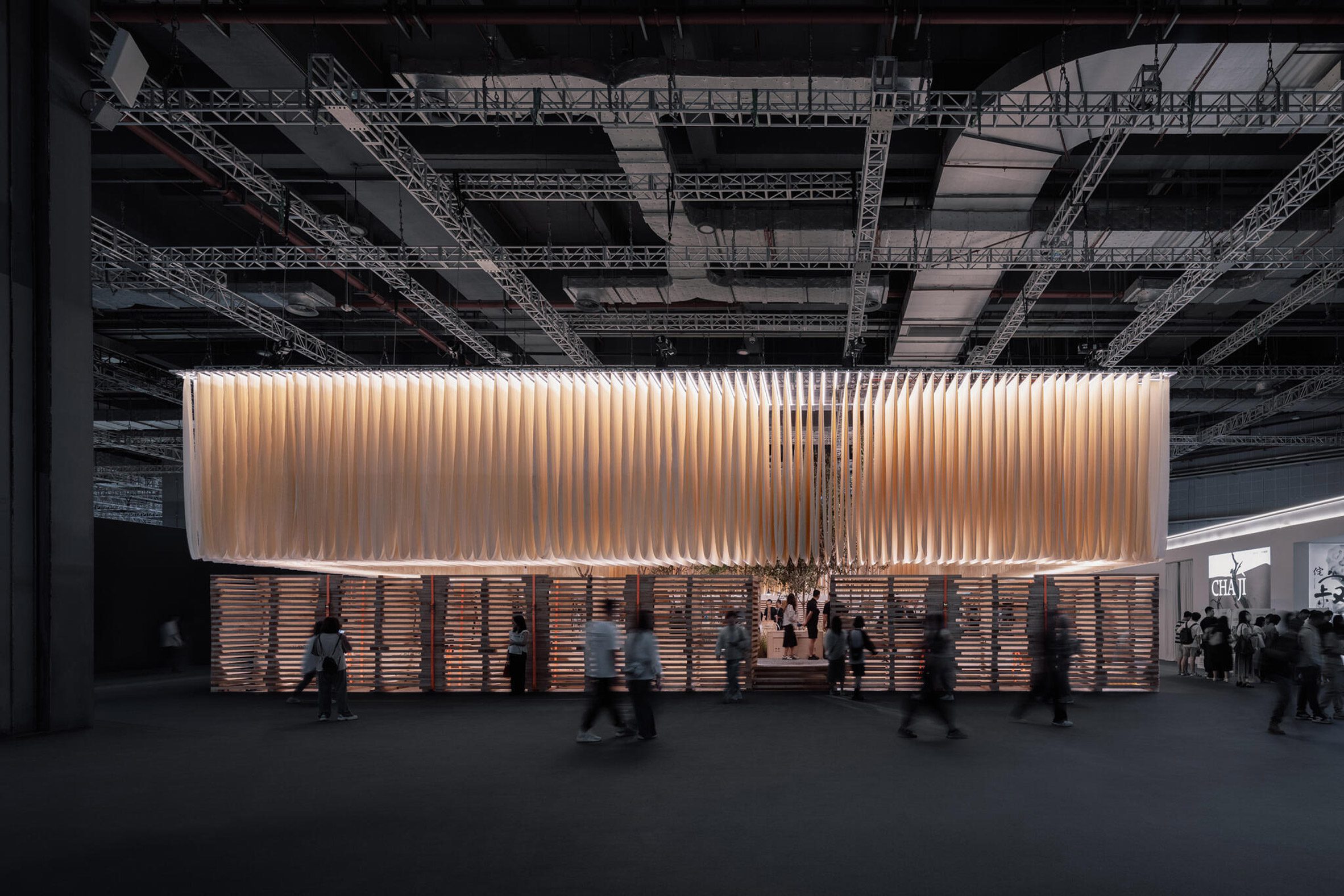 Temporary Storage Garden pavilion by Semester Studio in Shanghai