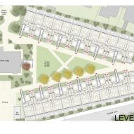 Plan of The Residences at Sandford Lodge by Shay Cleary Architects