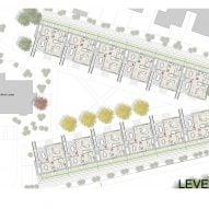 Plan of The Residences at Sandford Lodge by Shay Cleary Architects