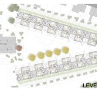 Plan of The Residences at Sandford Lodge by Shay Cleary Architects