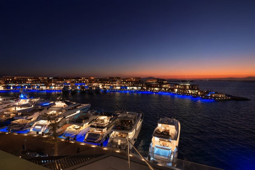 Boats at Saudi Arabia's Sindalah resort